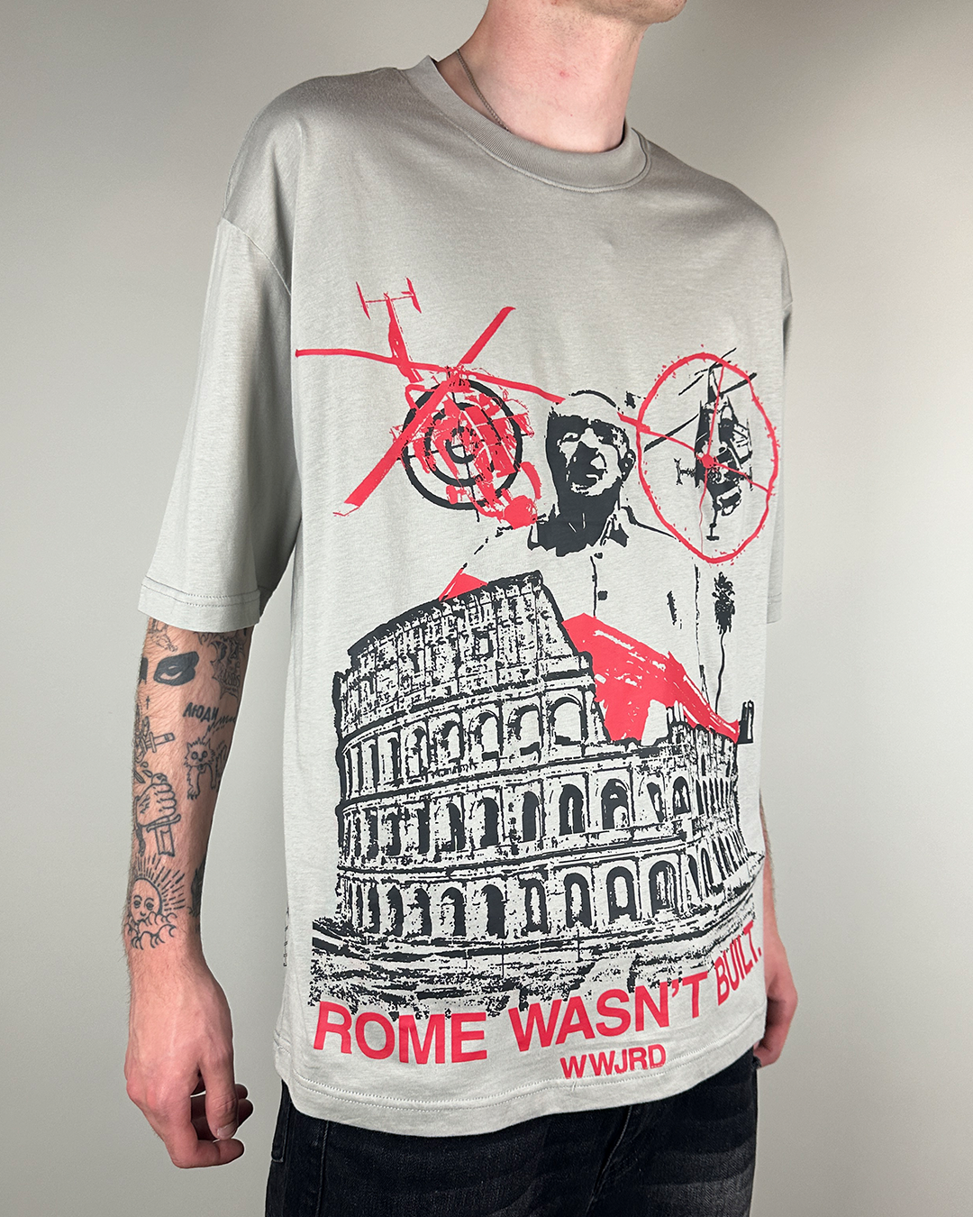 Rome Tee Light Grey